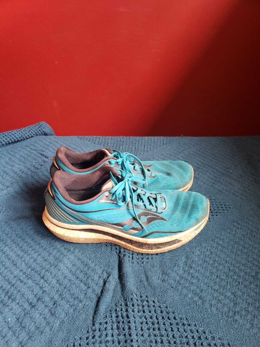Saucony Endorphin Speed Shoes Size 11.5 Mens Blue Running Gym Marathon S20597-45